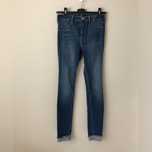 Hollister skinny jeans in blue